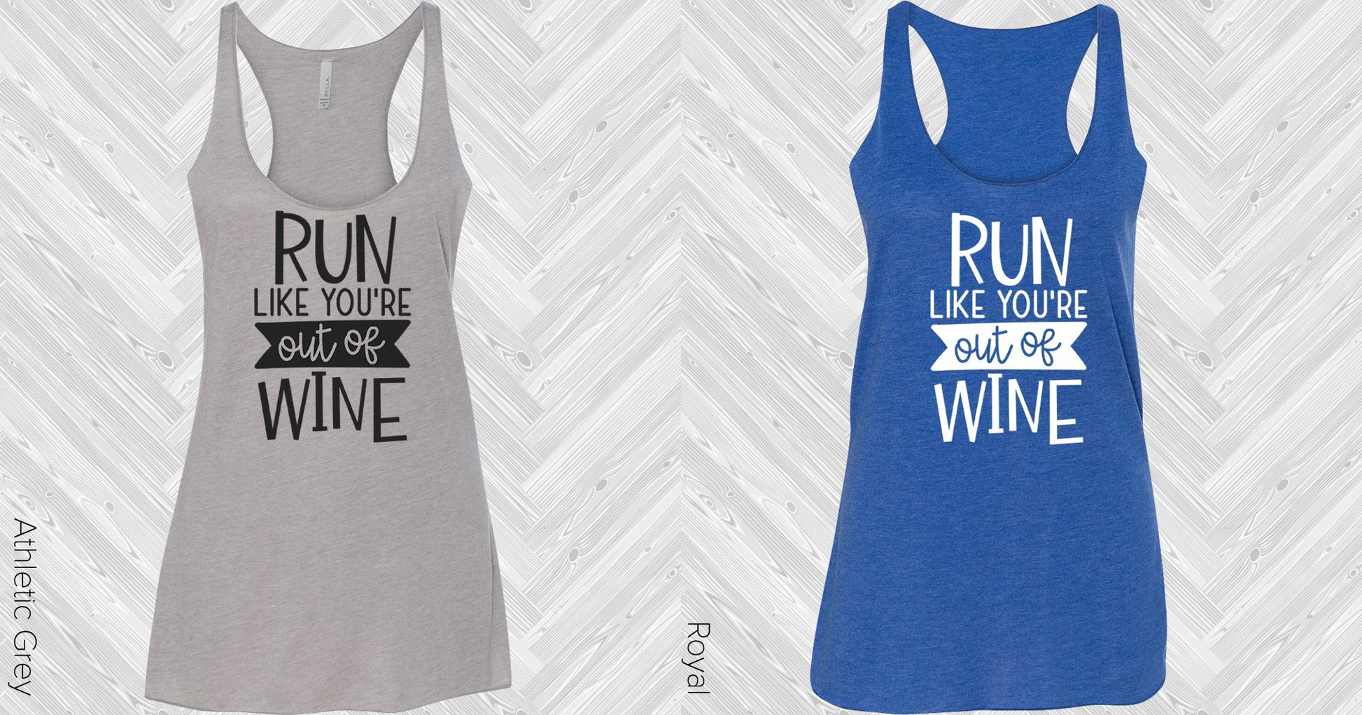 Run Like Youre Out Of Wine Graphic Tee Graphic Tee