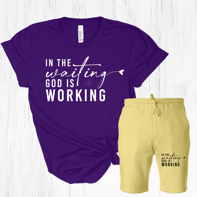 In the Waiting God is Working Graphic Tee