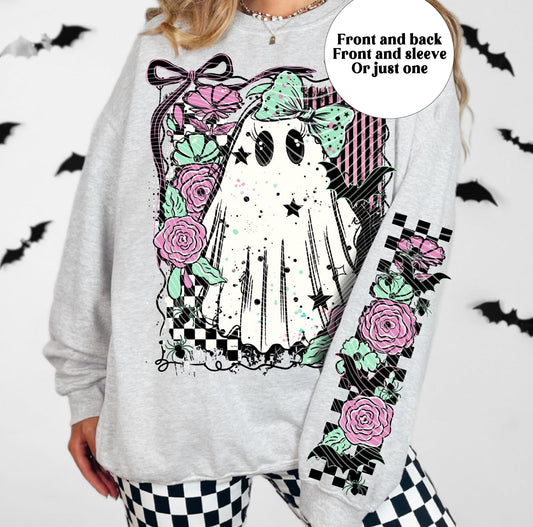 Floral Ghost Graphic Tee