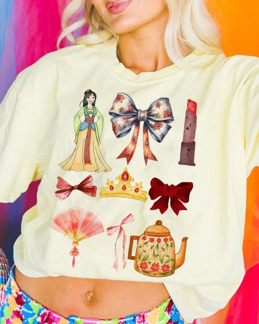 Mulan Coquette Graphic Tee