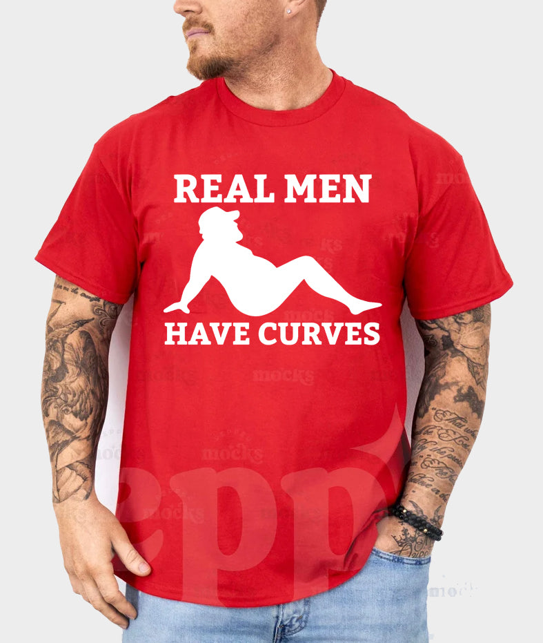 Real Men Have Curves Graphic Tee