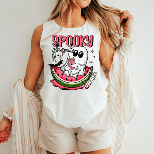 Spooky Ghoul Summer Graphic Tee