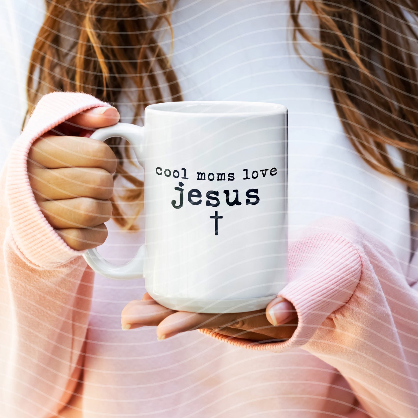 Cool Moms Love Jesus Mug