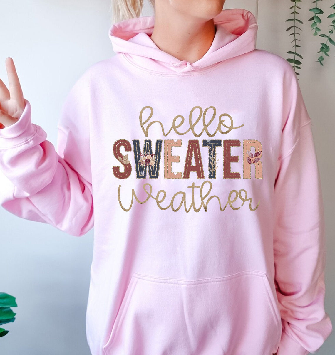 Hello Sweater Weather Graphic Tee