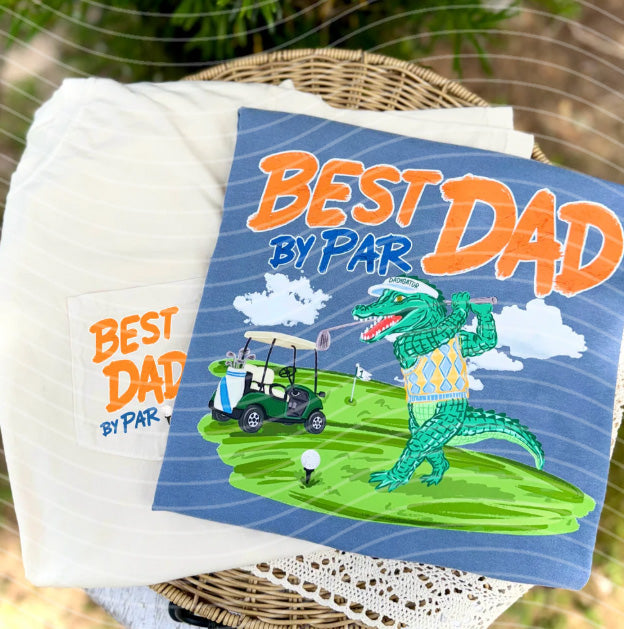 Best Dad By Par Graphic Tee