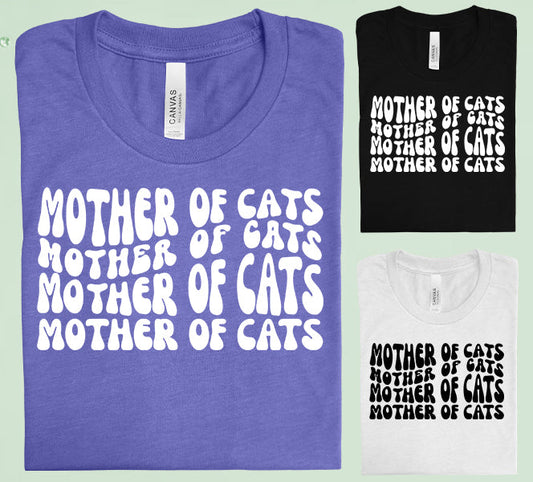Mother Of Cats Graphic Tee Graphic Tee