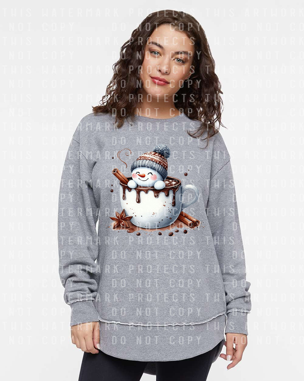 Cocoa Snowman Graphic Tee