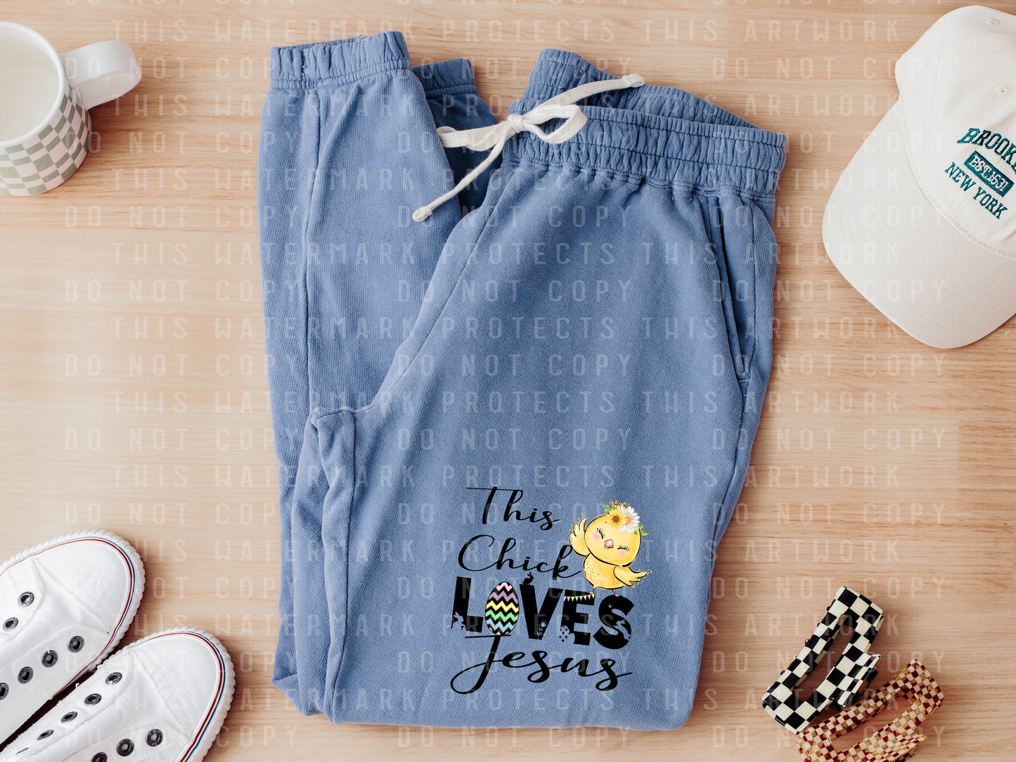 This Chick Loves Jesus Sweatpants