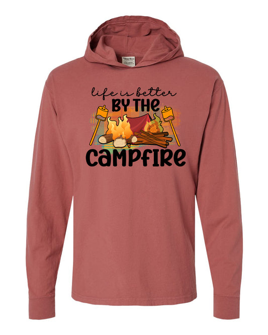 Life is Better by the Campfire Hooded Tee