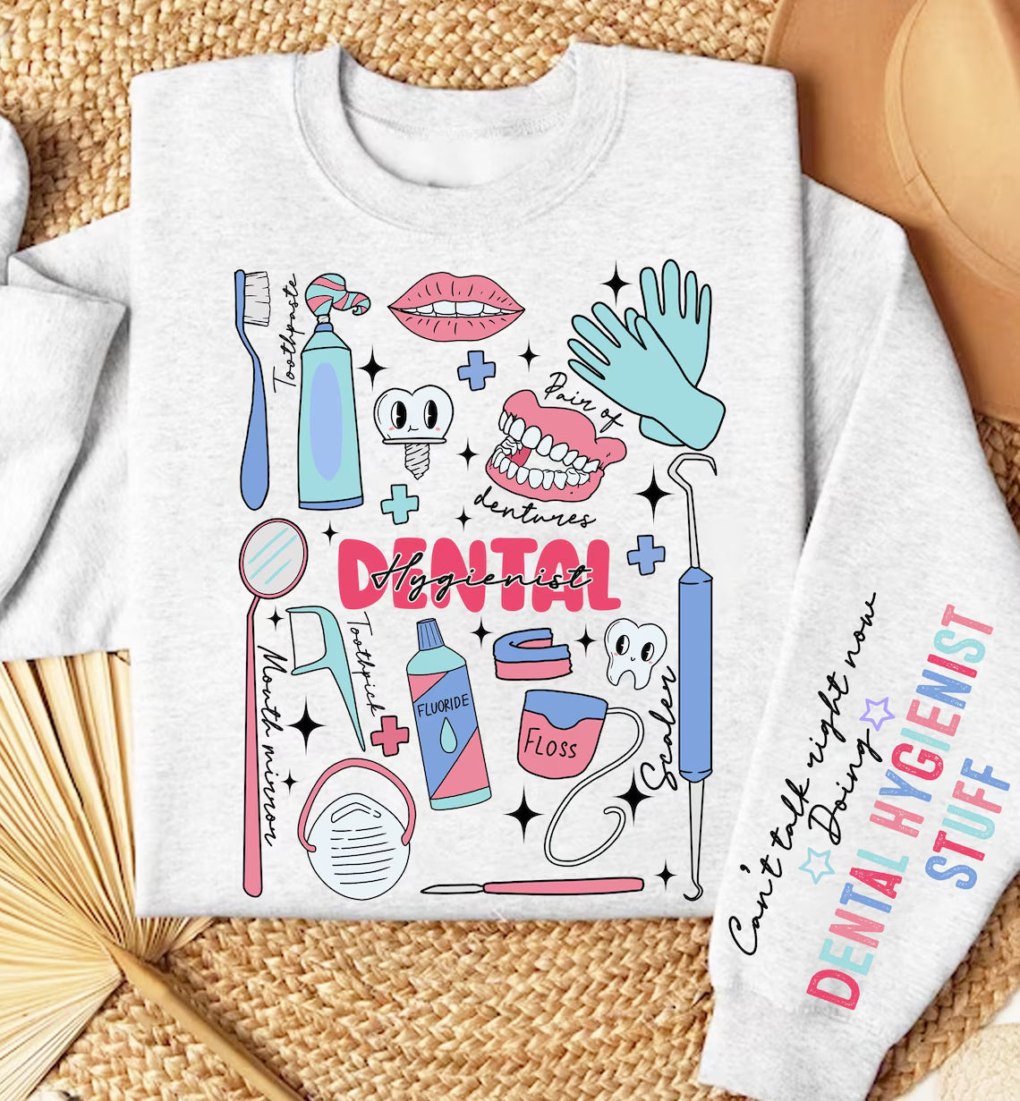 Can't Talk Right Now Doing Dental Hygienist Stuff Graphic Tee