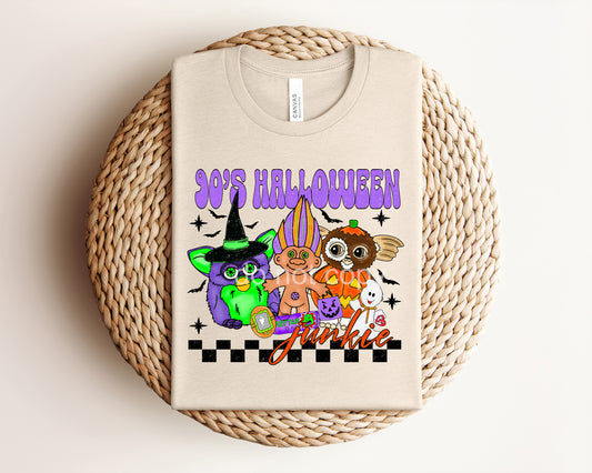 90s Halloween Junkie Graphic Tee