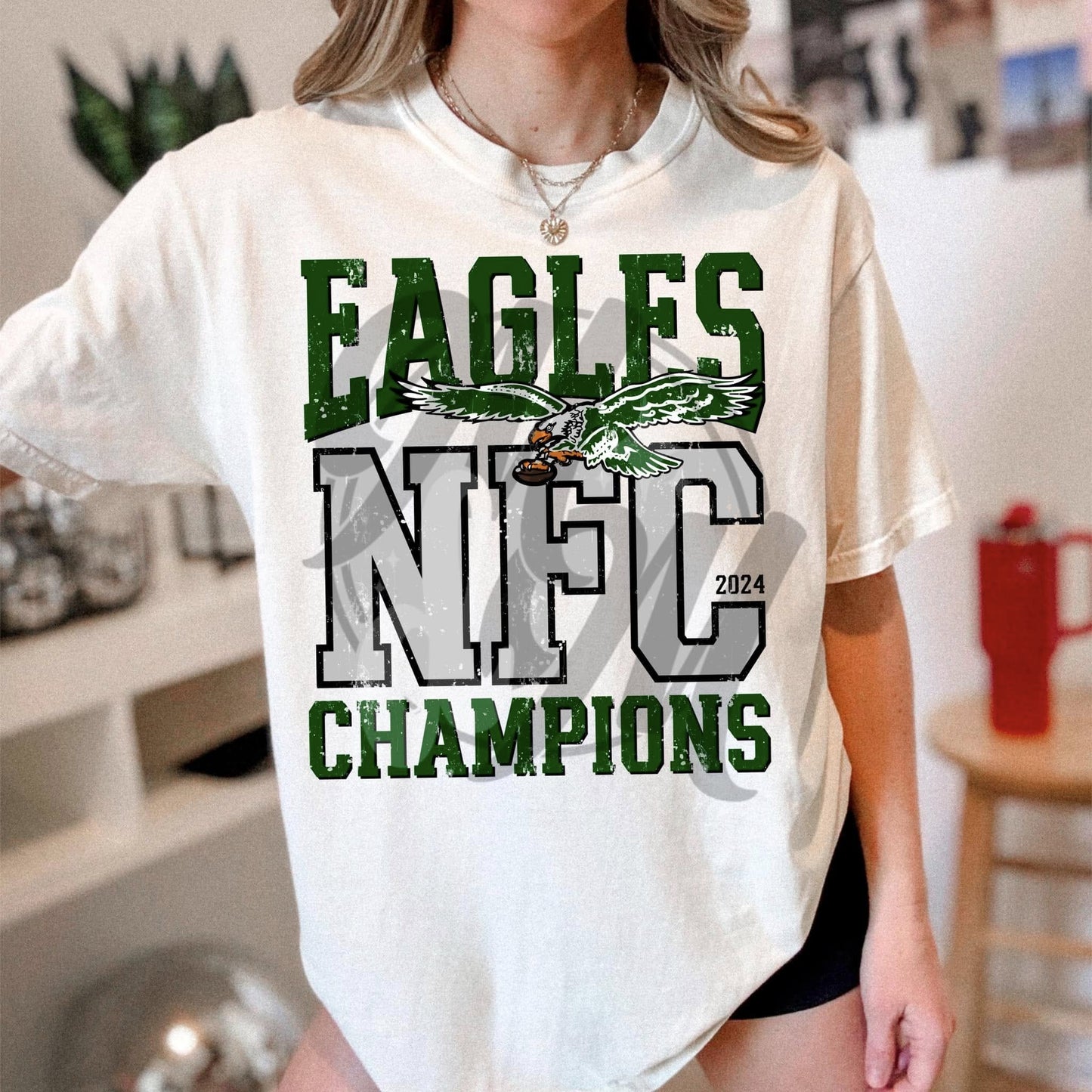Eagles NFC Champions 2024 Graphic Tee