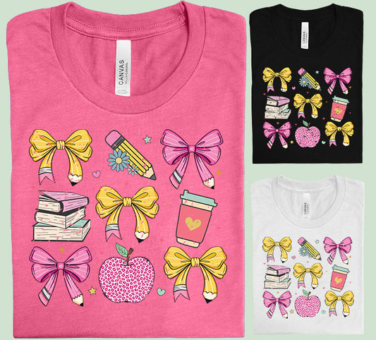 Teacher Coquette Graphic Tee