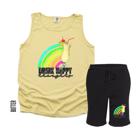 Drink Happy Thoughts Shorts