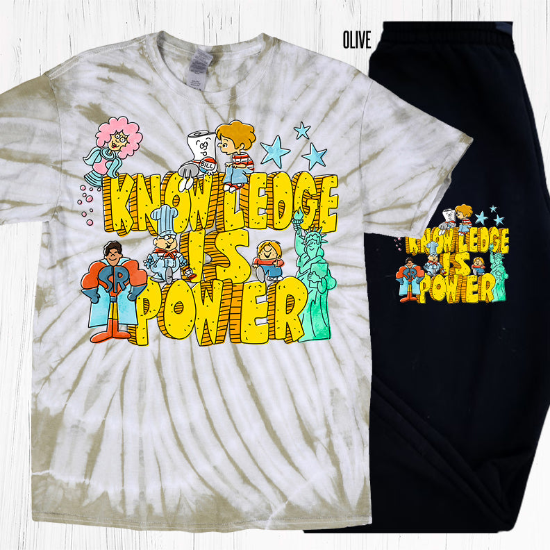 Knowledge Is Power Graphic Tee Graphic Tee