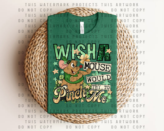 Wish a Mouse Would Try to Pinch Me Graphic Tee