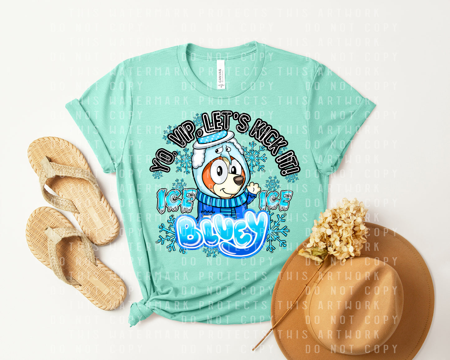 Ice Ice Bluey Graphic Tee