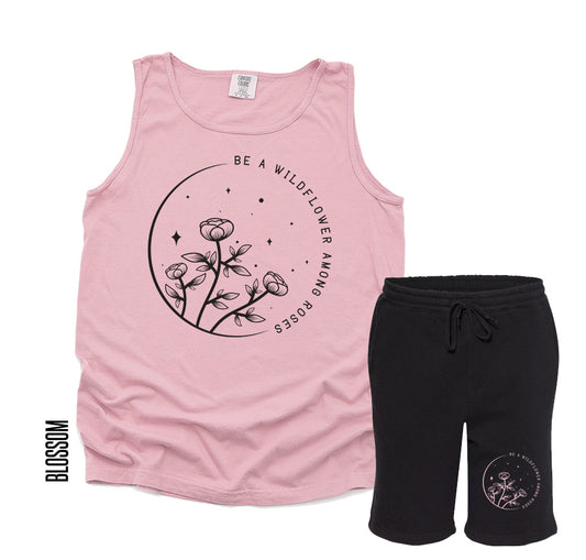 Be A Wildflower Among Roses Shorts