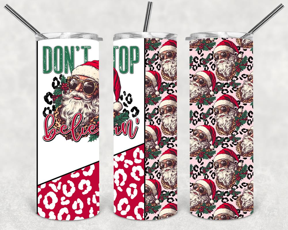 Don't Stop Believin 20 oz Skinny Tumbler