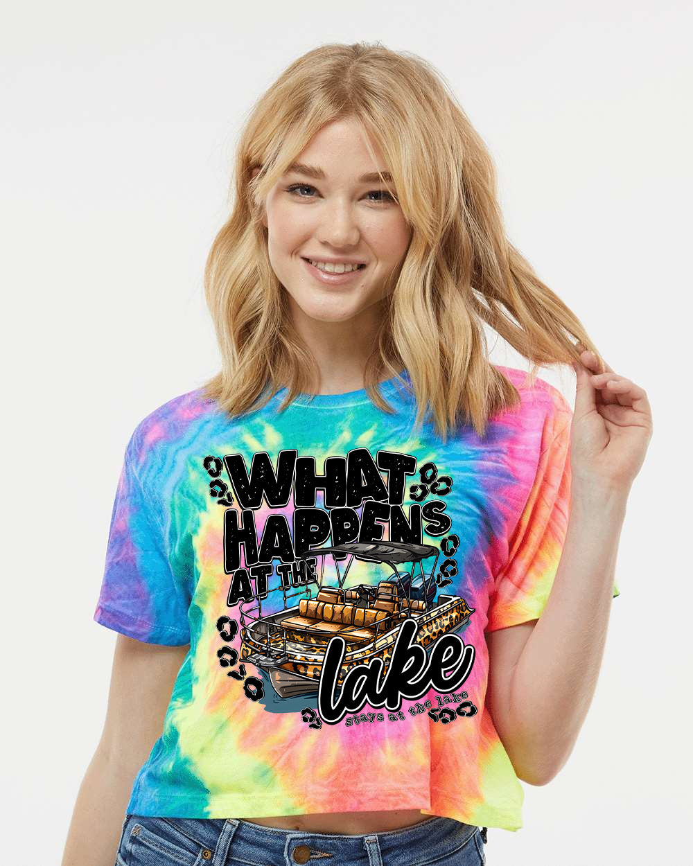 What Happens at the Lake Graphic Tee