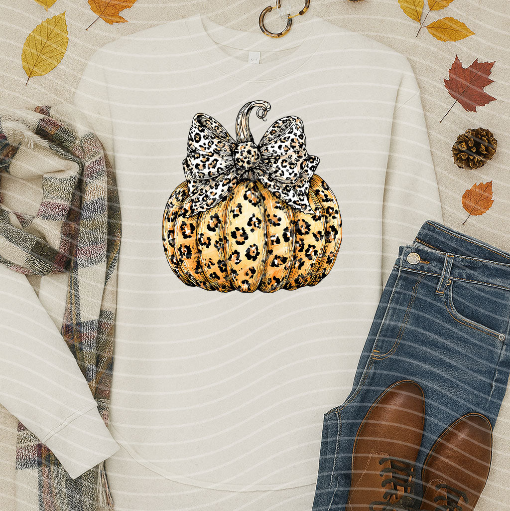 Leopard Pumpkin Graphic Tee