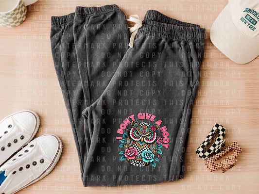 I Don't Give a Hoot Sweatpants
