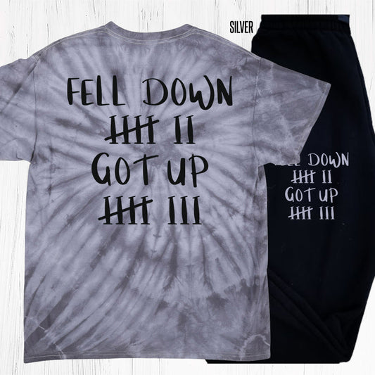 Fell Down 7 Got Up 8 Graphic Tee Graphic Tee