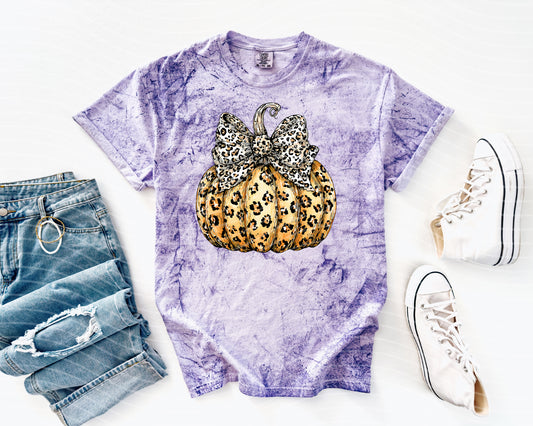 Leopard Pumpkin Graphic Tee