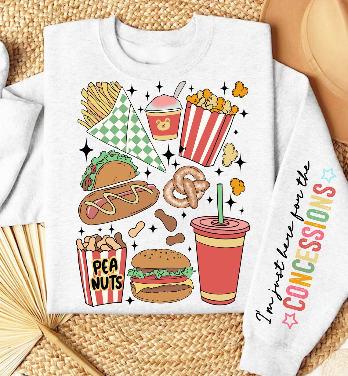 Can't Talk Right Now Doing Concessions Stuff Graphic Tee