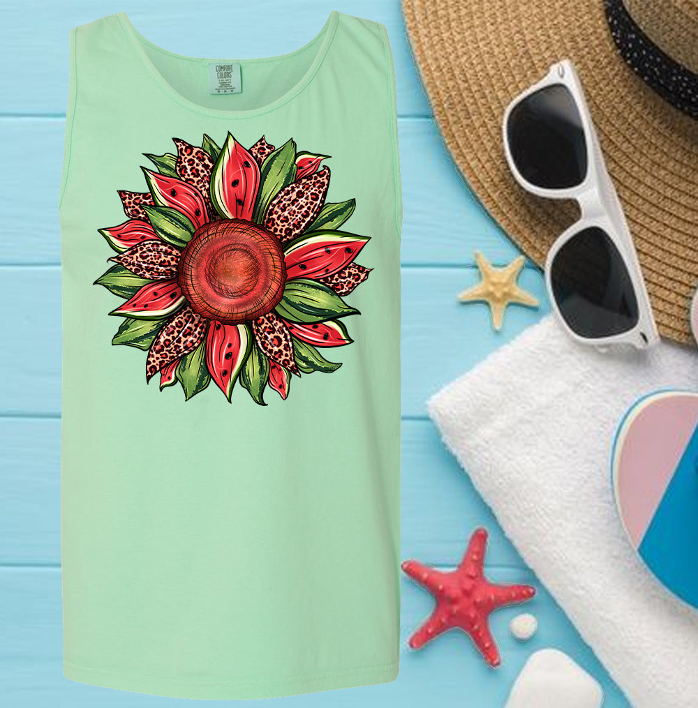 Watermelon Sunflower Graphic Tee