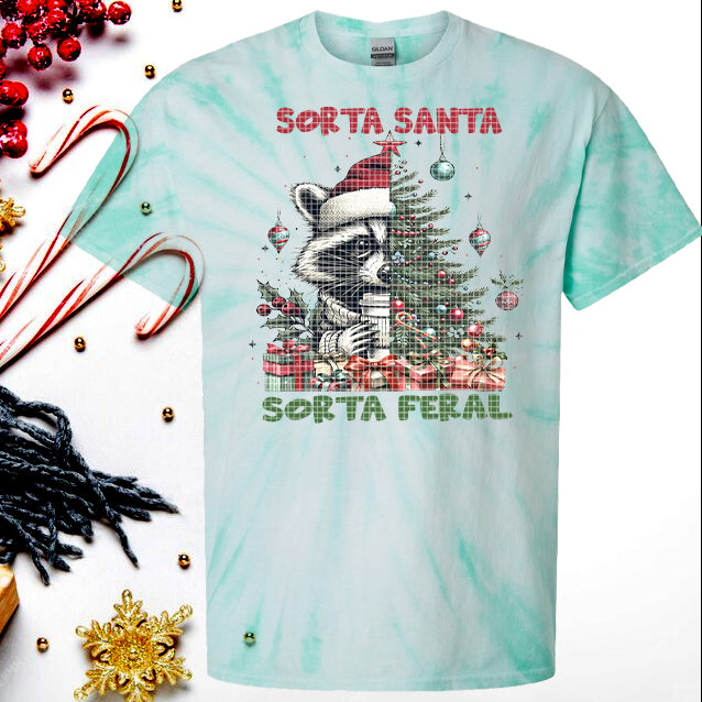 Sorta Santa Sorta Feral Graphic Tee