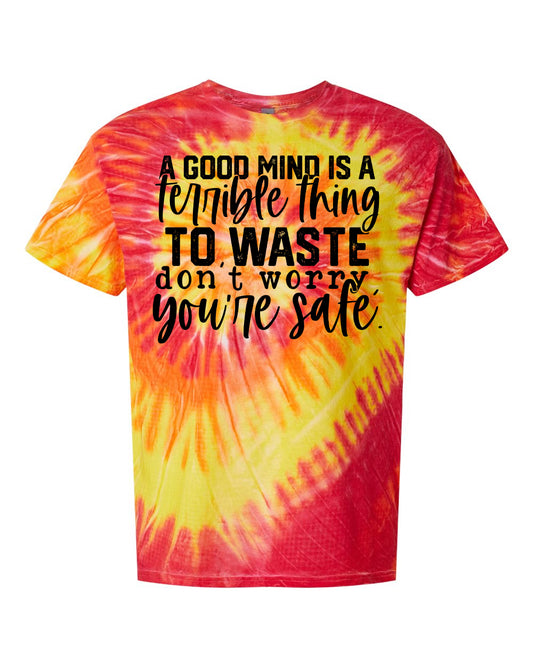A Good Mind is a Terrible Thing to Waste Graphic Tee