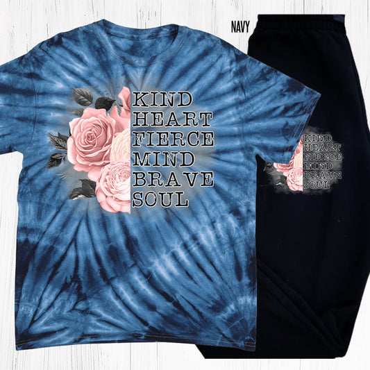 Kind Heart Fierce Mind Brave Soul Graphic Tee Graphic Tee