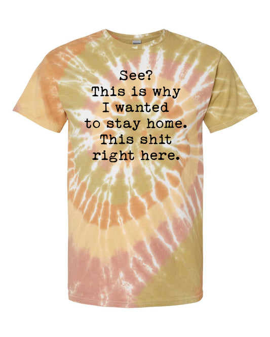 This is Why I Wanted to Stay Home Graphic Tee