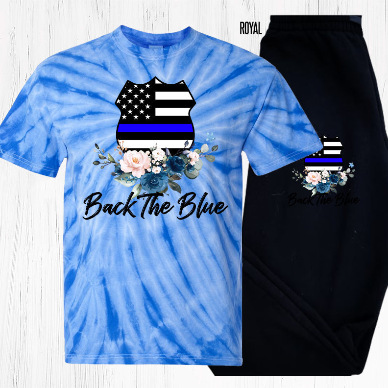 Back The Blue Graphic Tee Graphic Tee