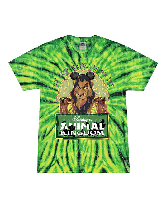 The Price Scarred Me for Life Graphic Tee