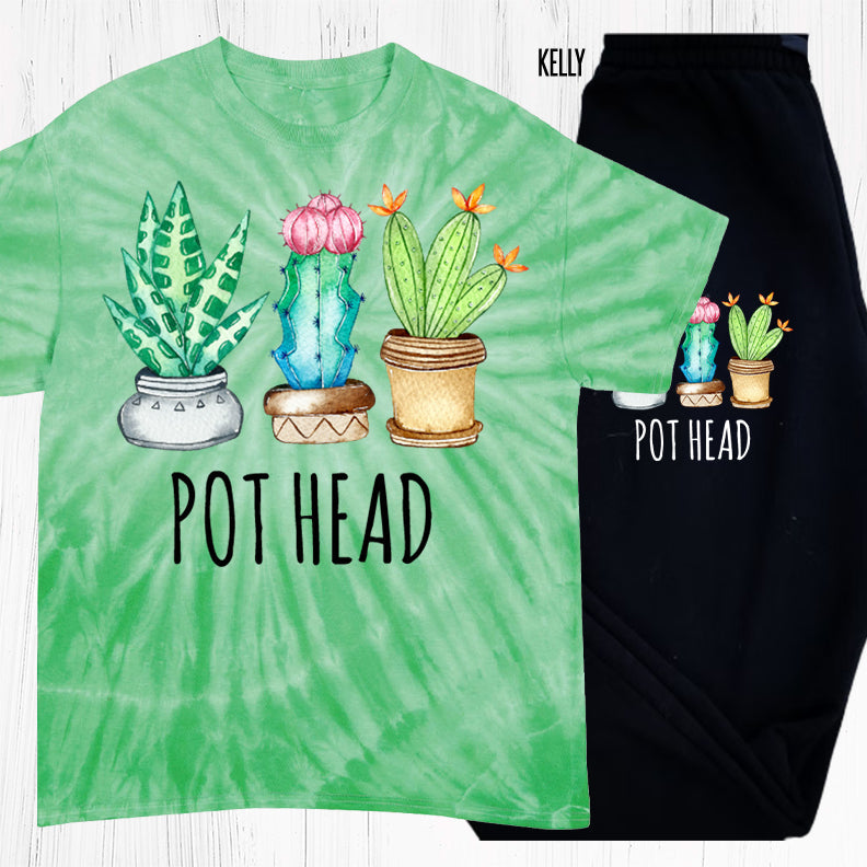 Pot Head Cactus Graphic Tee Graphic Tee