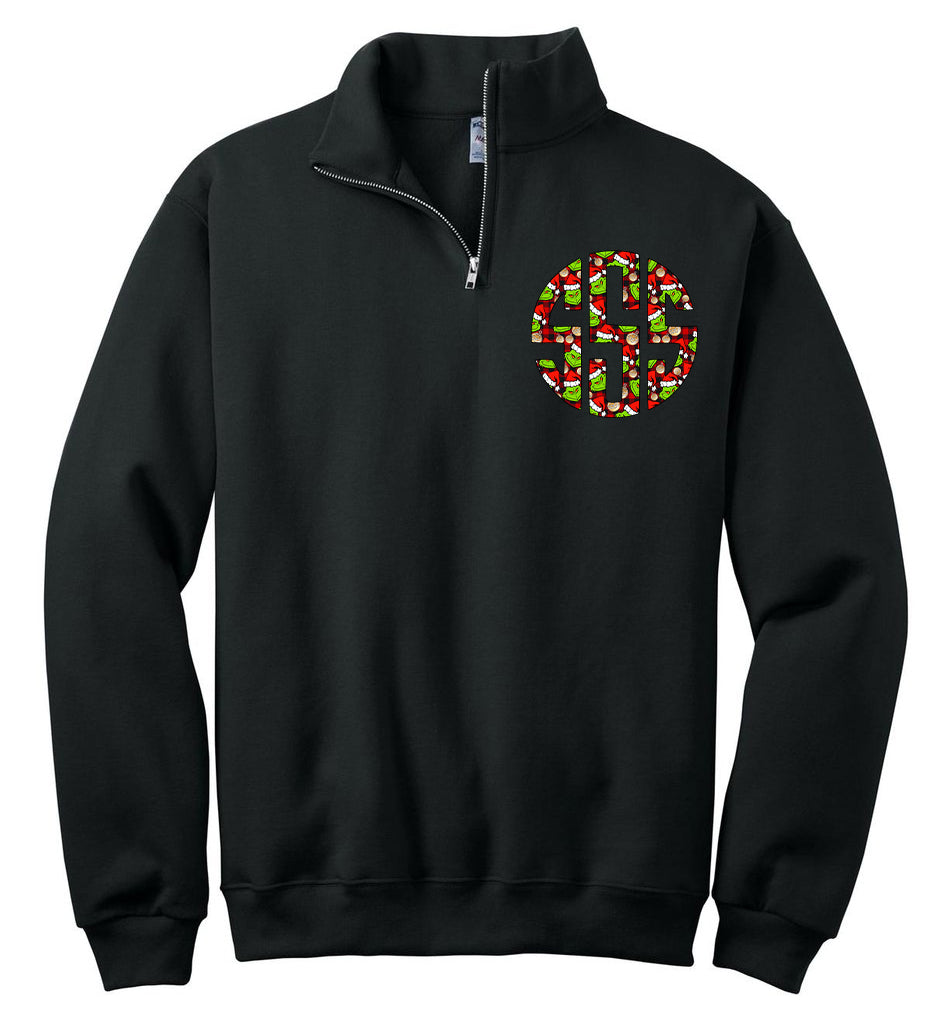 Mean One Monogram Quarter Zip