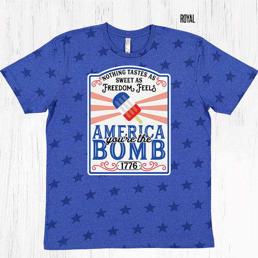 America You're the Bomb Graphic Tee