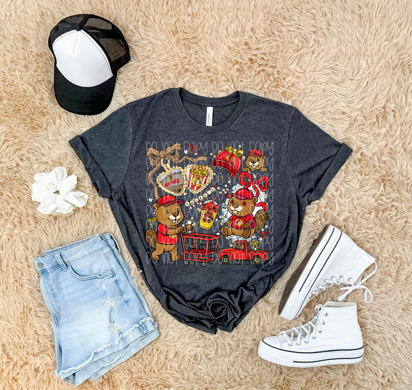 Beaver Locket Graphic Tee