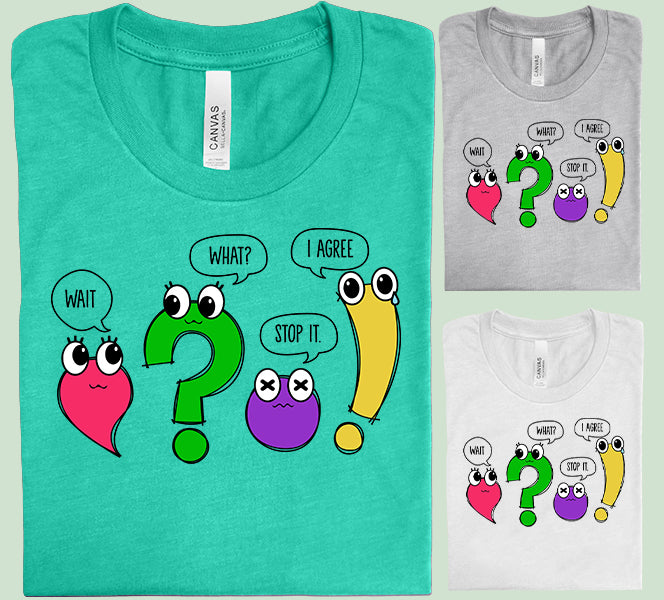 Punctuation Graphic Tee