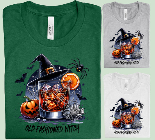 Old Fashioned Witch Graphic Tee