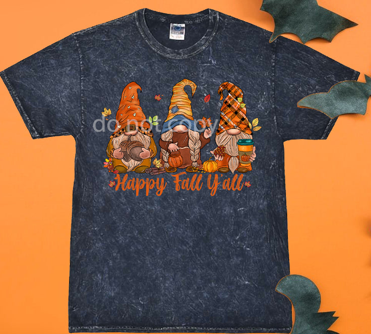 Happy Fall Y'all Gnomes Graphic Tee