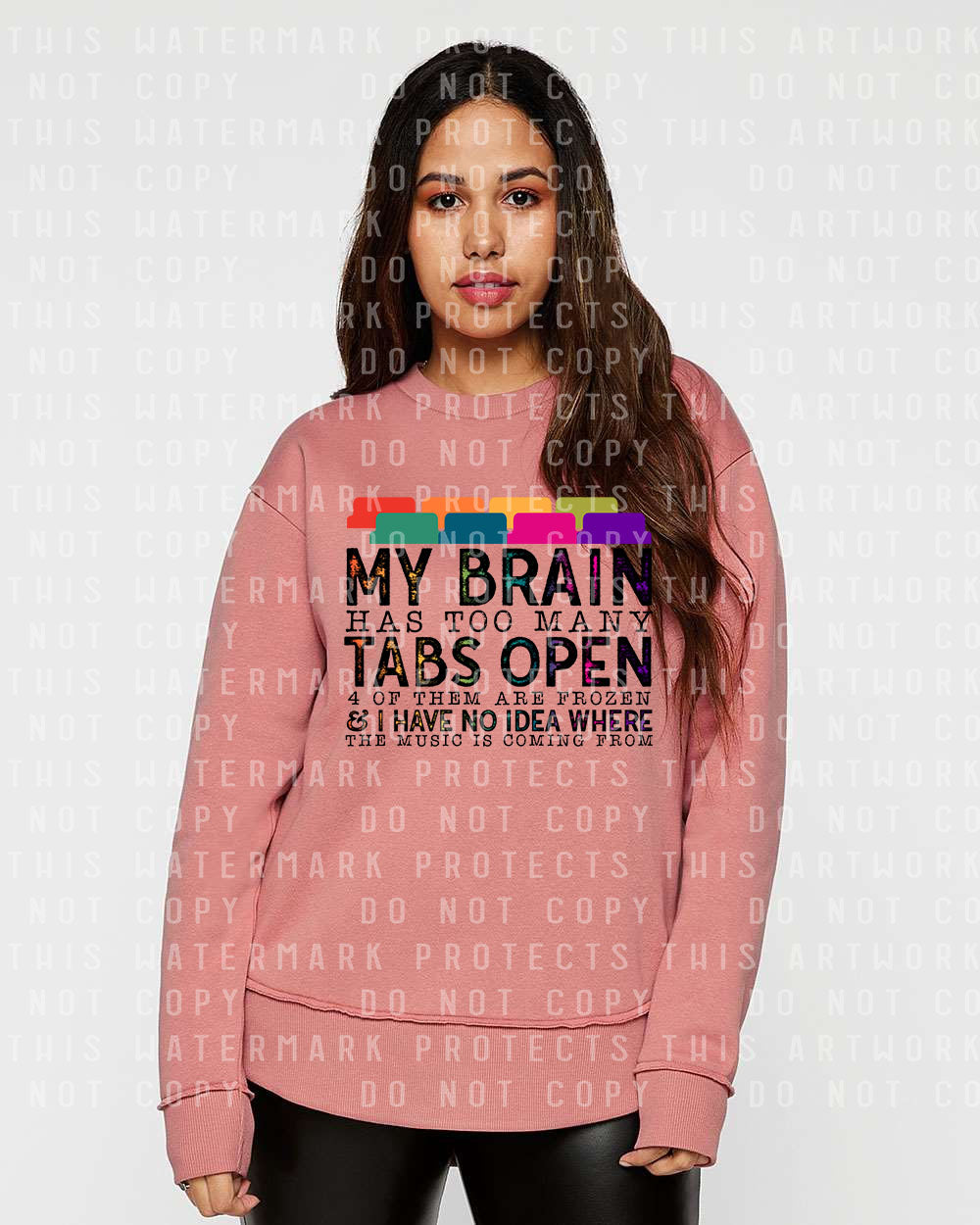 My Brain Has Too Many Tabs Open Graphic Tee