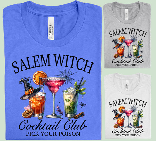 Salem Witch Cocktail Club Graphic Tee