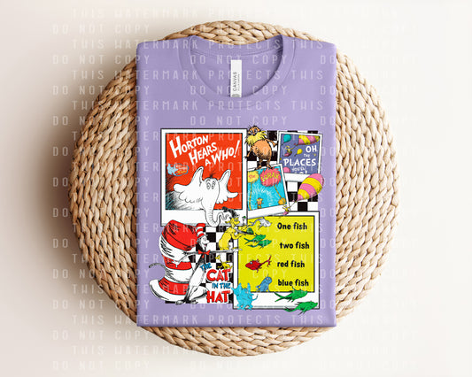 Suess Collage Graphic Tee