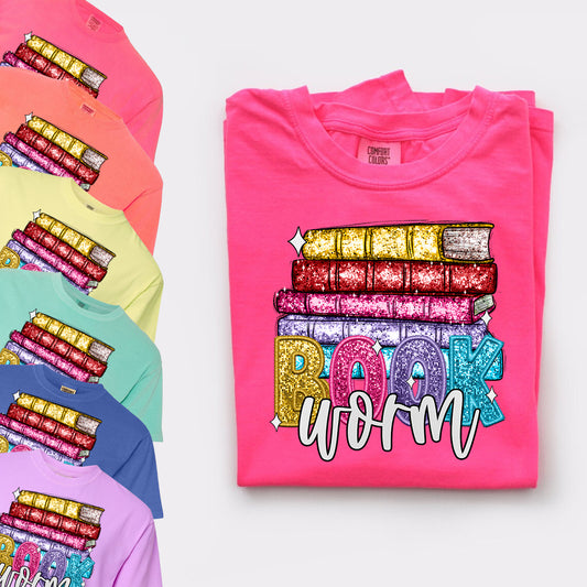 Book Worm Graphic Tee