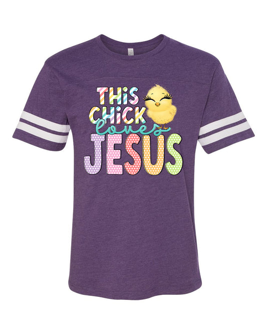This Chick Loves Jesus Graphic Tee