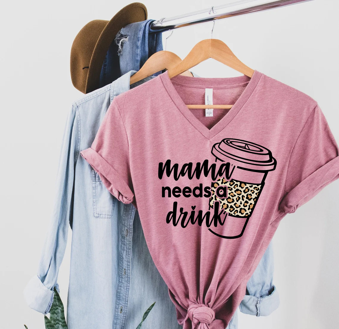 Mama Needs a Drink Graphic Tee