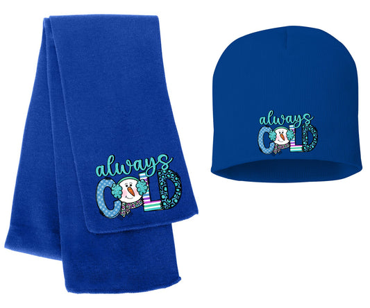 Always Cold Scarf and Beanie